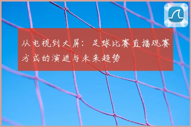 从电视到大屏：足球比赛直播观赛方式的演进与未来趋势